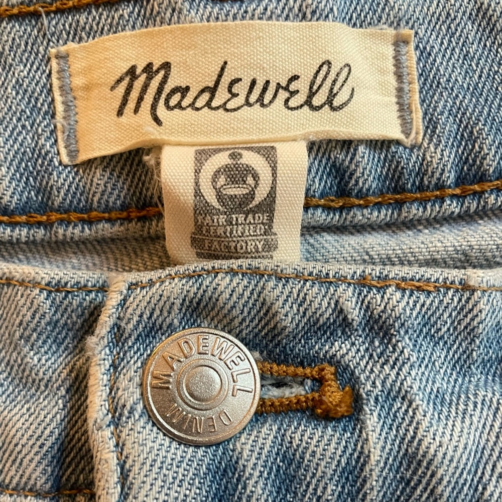 Madewell Perfect Vintage Jean in Fiore Wash Women Size 29 Straight Leg Blue - Picture 6 of 13
